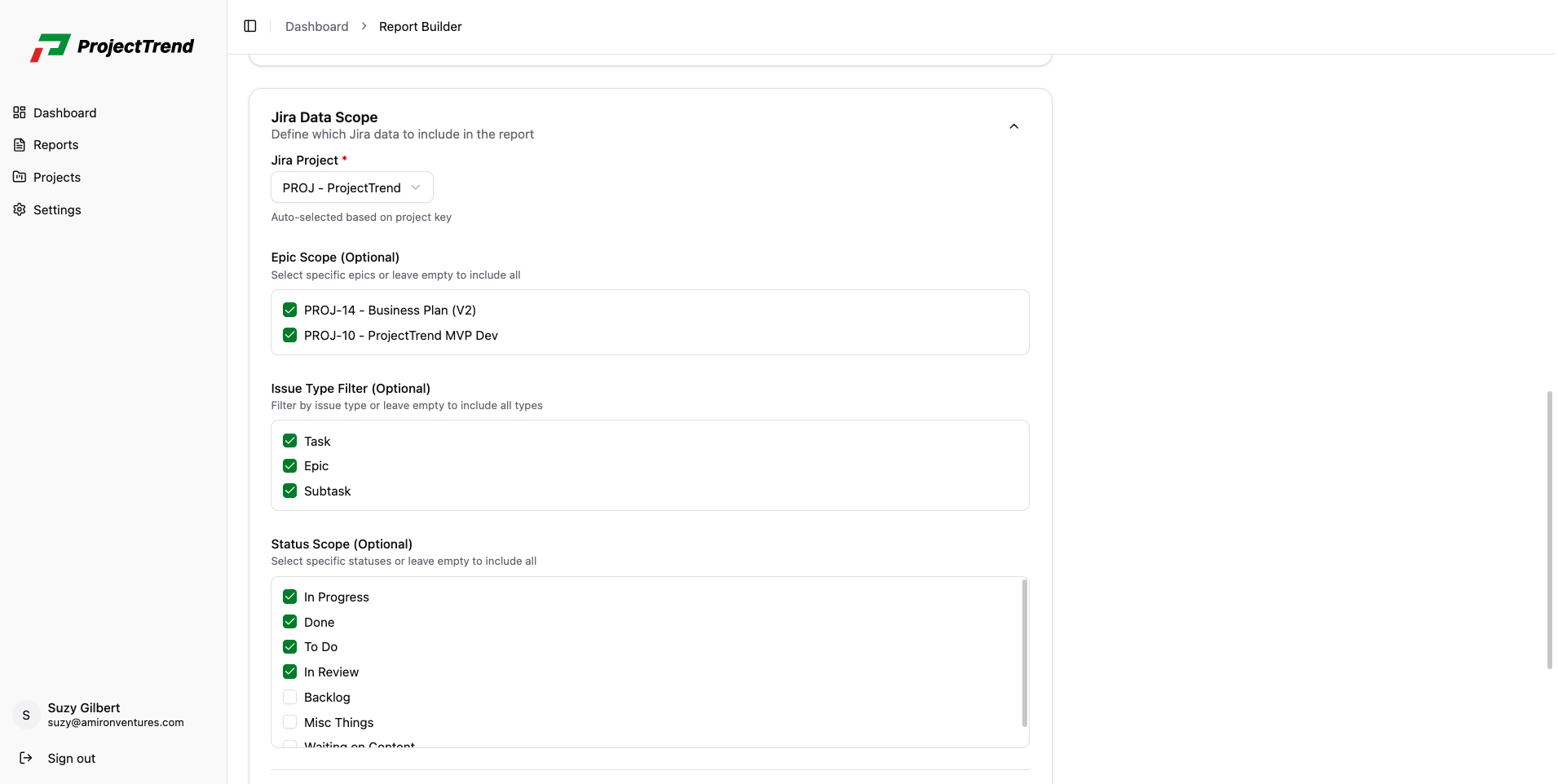 Jira Integration